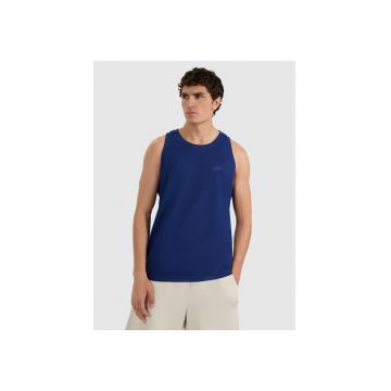 Maiou  barbati - bleumarin - 100% bumbac - croiala regular - spate tip boxer