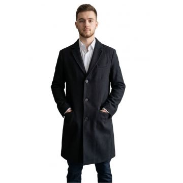 Palton cu buzunare laterale -