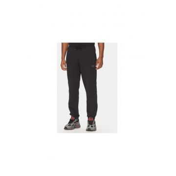 Pantaloni de trening barbati  100214075 - Bumbac - Negru - Negru