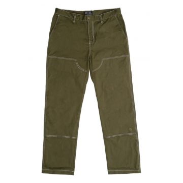 Pantaloni drepti cu cusaturi contrastante Campo