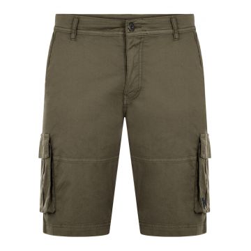 Pantaloni scurti barbati  bumbac/elastan - Kaki