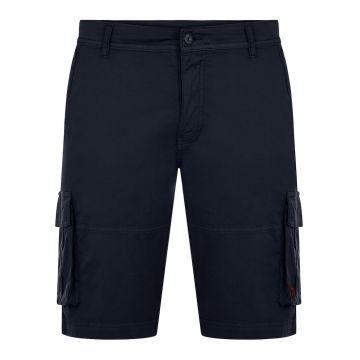 Pantaloni scurti barbati U.S. Polo Assn - bumbac/elastan - bleumarin