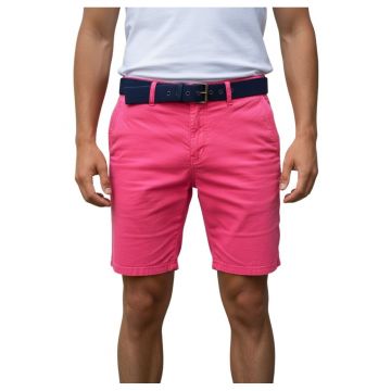 Pantaloni scurti chino cu curea Eliaz -