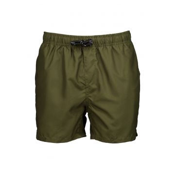 Pantaloni scurti cu model uni pentru inot - Verde masliniu