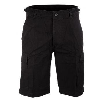 Pantaloni scurti cu talie medie si nasturi -