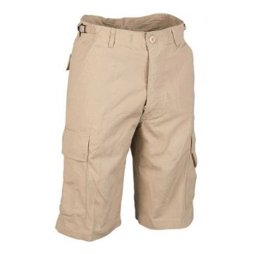 Pantaloni trei sferturi uni cu talie medie -