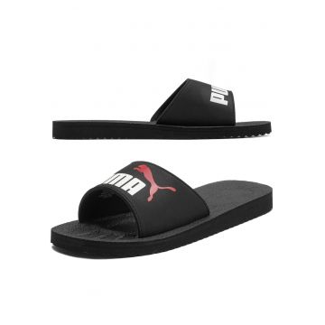 Papuci barbati -  Plastic - Negru - Negru