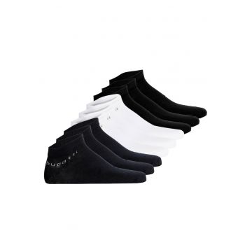 Set de sosete pana la glezna - 9 perechi - Alb/Negru/Albastru