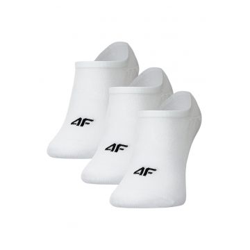 Sosete  set 3 perechi bumbac elastic invizibile alb - 39-42