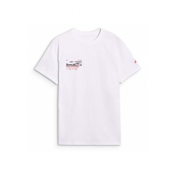 Tricou Barbati  Bumbac 100% Alb Sportstyle 