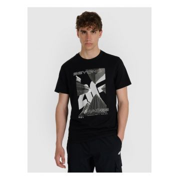 Tricou barbati  bumbac confortabil negru