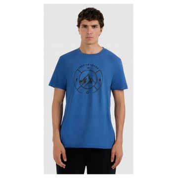 Tricou barbati  bumbac - culoare albastra