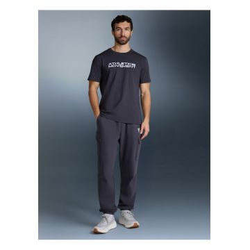 Tricou barbati  bumbac - culoare gri inchis