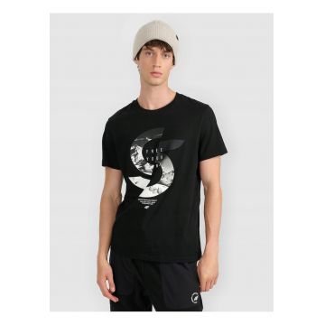 Tricou barbati  bumbac superior - culoare negru