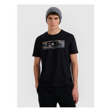 Tricou barbati -  bumbac superior - culoare negru