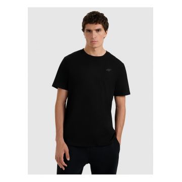 Tricou barbati  bumbac superior - negru - uni