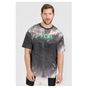 Tricou barbati  bumbac superior - Negru