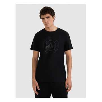 Tricou barbati  din bumbac superior - negru