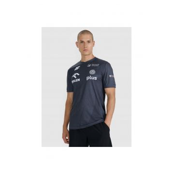Tricou sportiv barbati -  colectie echipa nationala volei Polonia - uscare rapida - negru - poliester
