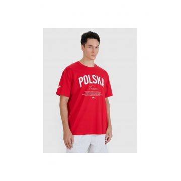Tricou unisex  rosu - bumbac - Rosu