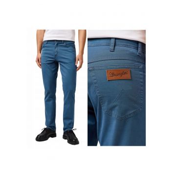 Blugi Lungi 5 Buzunare Bumbac - Albastru