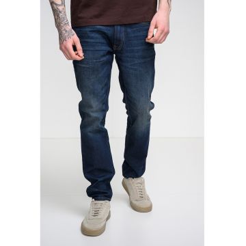 Blugi slim fit uni - Bleumarin