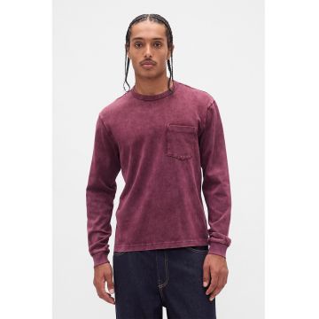 Bluza cu buzunar pe piept - Rosu