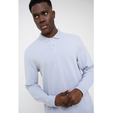 Bluza polo Pete - Albastru glaciar