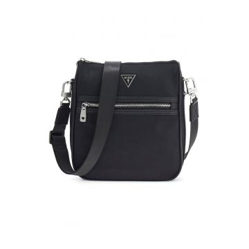 Geanta crossbody cu fermoar Milano - Negru
