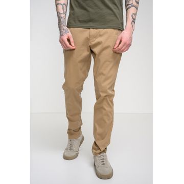 Pantaloni chino Scanton - Maro nisip