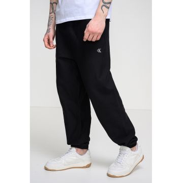 Pantaloni de trening cu talie elastica - Negru