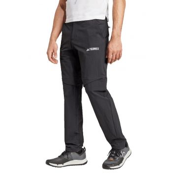 Pantaloni pentru drumetii - Alb/Negru