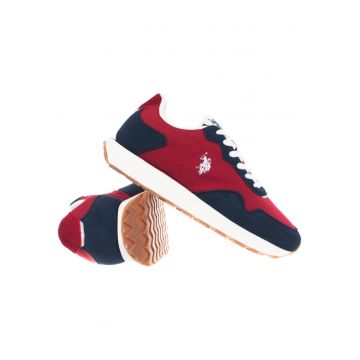 - Pantofi barbatesti RED05 rosu - Rosu/Bleumarin
