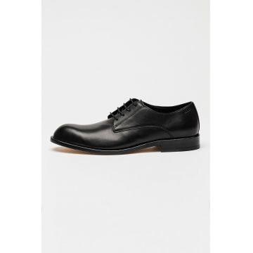 Pantofi derby din piele Tayil - Negru
