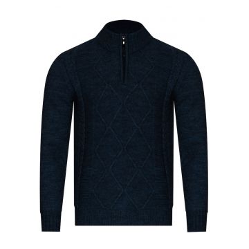 Pulover lanaacril - Bleumarin