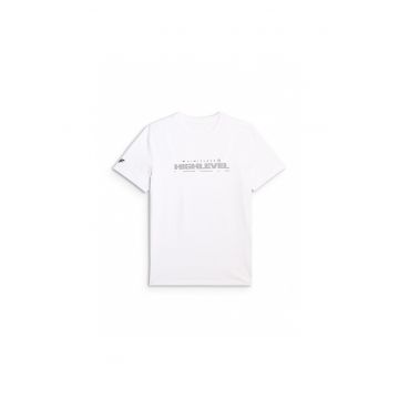 Tricou barbat  bumbac confortabil - alb