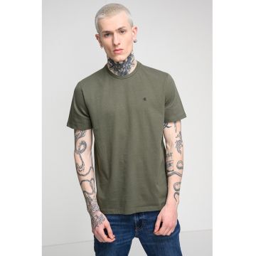 Tricou cu detaliu logo - Verde