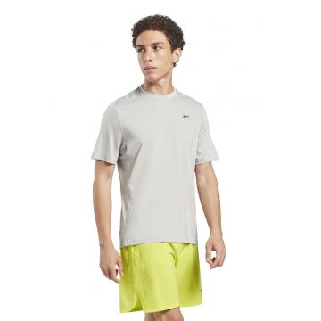 Tricou cu logo - pentru antrenament - Gri deschis