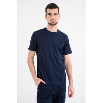 Tricou din bumbac organic - Albastru ultramarin