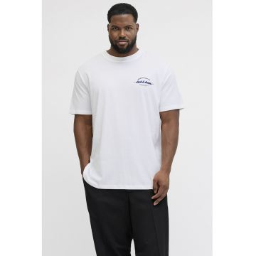 Tricou regular fit cu imprimeu pe piept - Alb optic