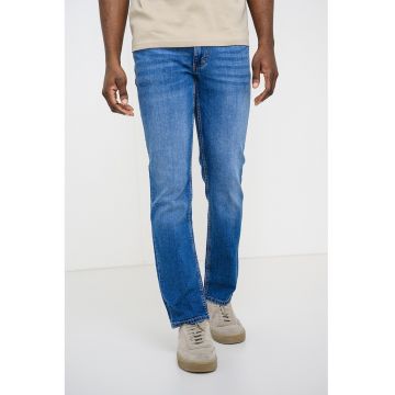 Blugi drepti Washington - Albastru melange