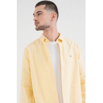 Camasa Oxford regular fit Heritage - Galben deschis