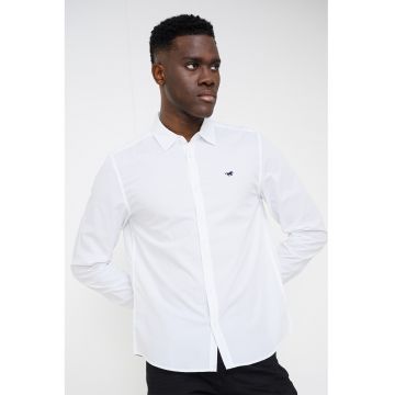 Camasa slim fit de bumbac Canton - Alb optic