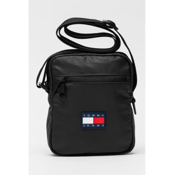 Geanta crossbody impermeabila Tech - Negru