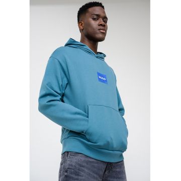 Hanorac cu aplicatie logo - Verde persan