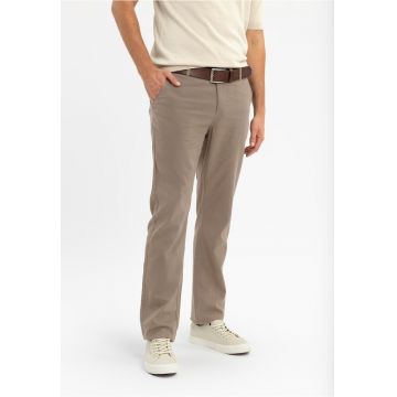 Pantaloni chino din bumbac - Comfort Fit -  R-Marshall - maro - Maro