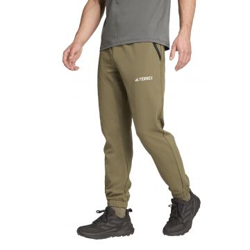 Pantaloni cu logo - pentru drumetii Olistr - Kaki