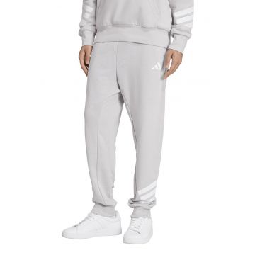 Pantaloni de trening regular fit cu talie ajustabila - Alb murdar