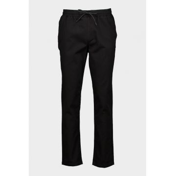 Pantaloni din amestec de bumbac organic - Negru