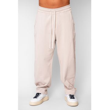 Pantaloni lungi Baloon Fit din 100% Bumbac - 400gr/mp Premium Edition Beige 20236 - Bej